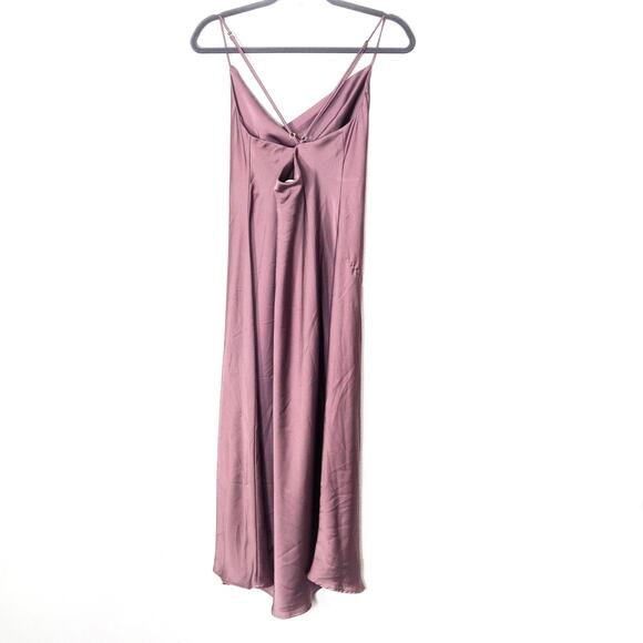 Show Me Your Mumu Dress Purple Slip Size S Romantic Sheen Wedding Guest - Picture 2 of 7